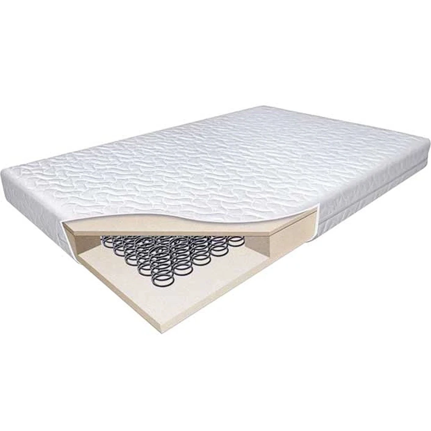 Baby Travel Mattresses Spring Mattress - Cot Bed Hypo Allergenic Luxury Deluxe 140x 70