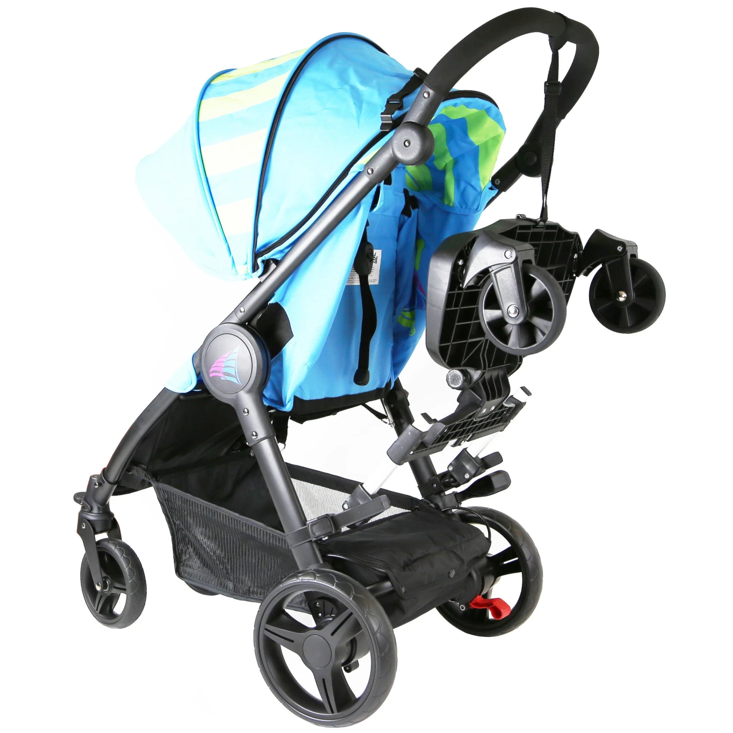 Buggy Boards With Saddle ISafe SegBoard Buggy Board Sit Or Step Pram Board - Swirl Complete With Saddle Seat PLUS