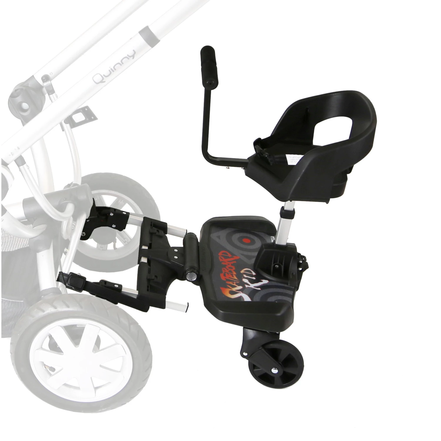 Buggy Boards With Saddle ISafe SegBoard Buggy Board Sit Or Step Pram Board - Swirl Complete With Saddle Seat PLUS