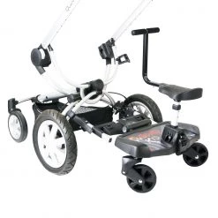 ISafe SegBoard Buggy Board Sit Or Step Pram Board - Inca Complete With Saddle Seat