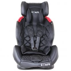 ISafe Multi Recline Isofix Car Seat Carseat Raven Black Group 1 2 3 9kg To 36kg Car Seats Group 1, 2, 3