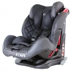 ISafe Multi Recline Isofix Car Seat Carseat Raven Black Group 1 2 3 9kg To 36kg Car Seats Group 1, 2, 3