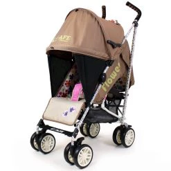 ISafe Buggy Stroller Pushchair - Flowers (Complete With Footmuff & Rain Cover) Limited Edition Strollers