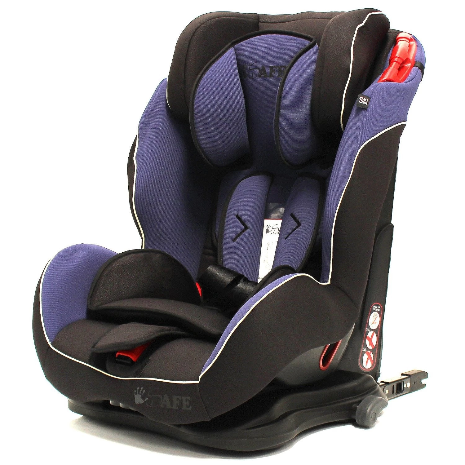 ISafe Isofix Duo Trio Plus Isofix Top Tether Car Seat Carseat Indigo Car Seats Group 1, 2, 3