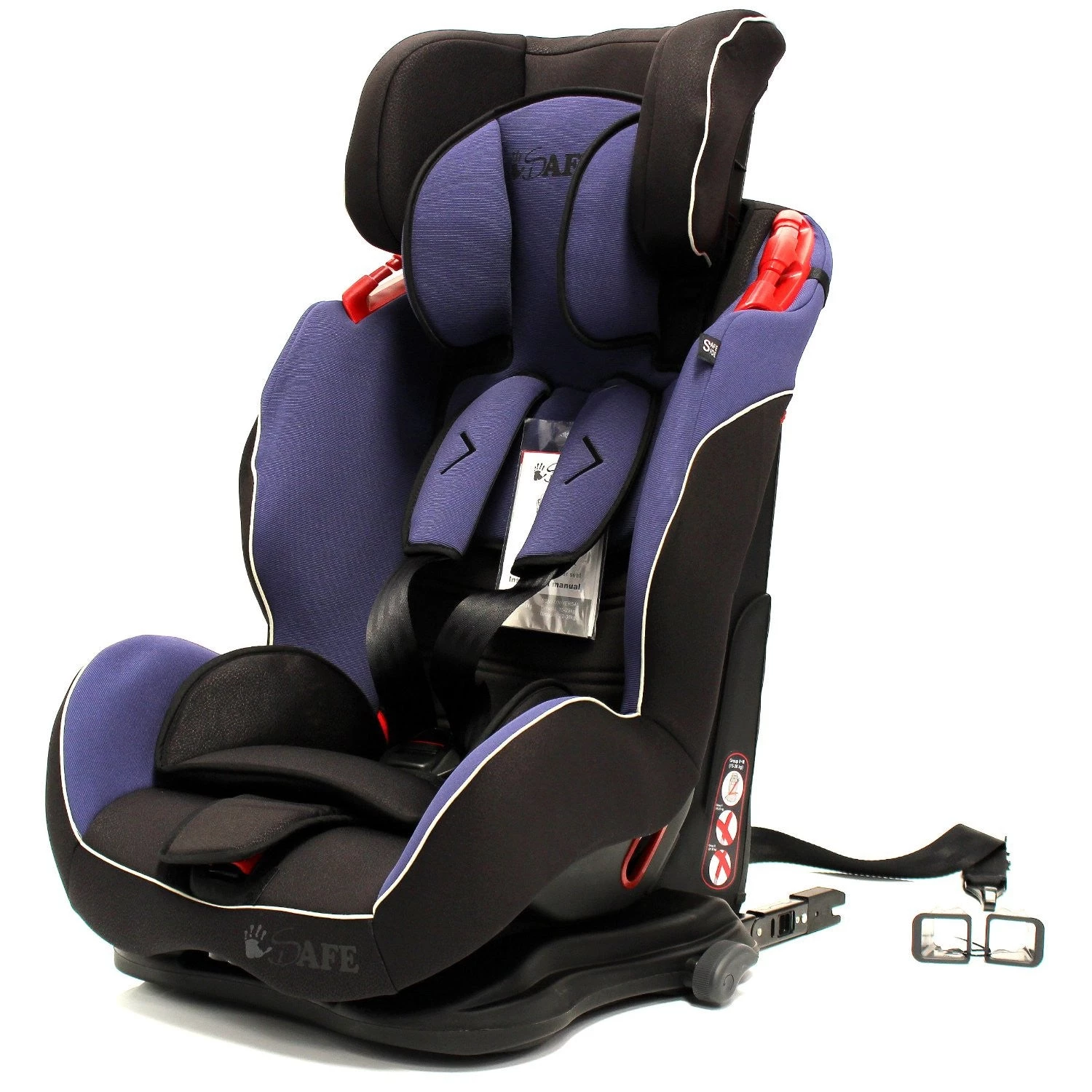 ISafe Isofix Duo Trio Plus Isofix Top Tether Car Seat Carseat Indigo Car Seats Group 1, 2, 3