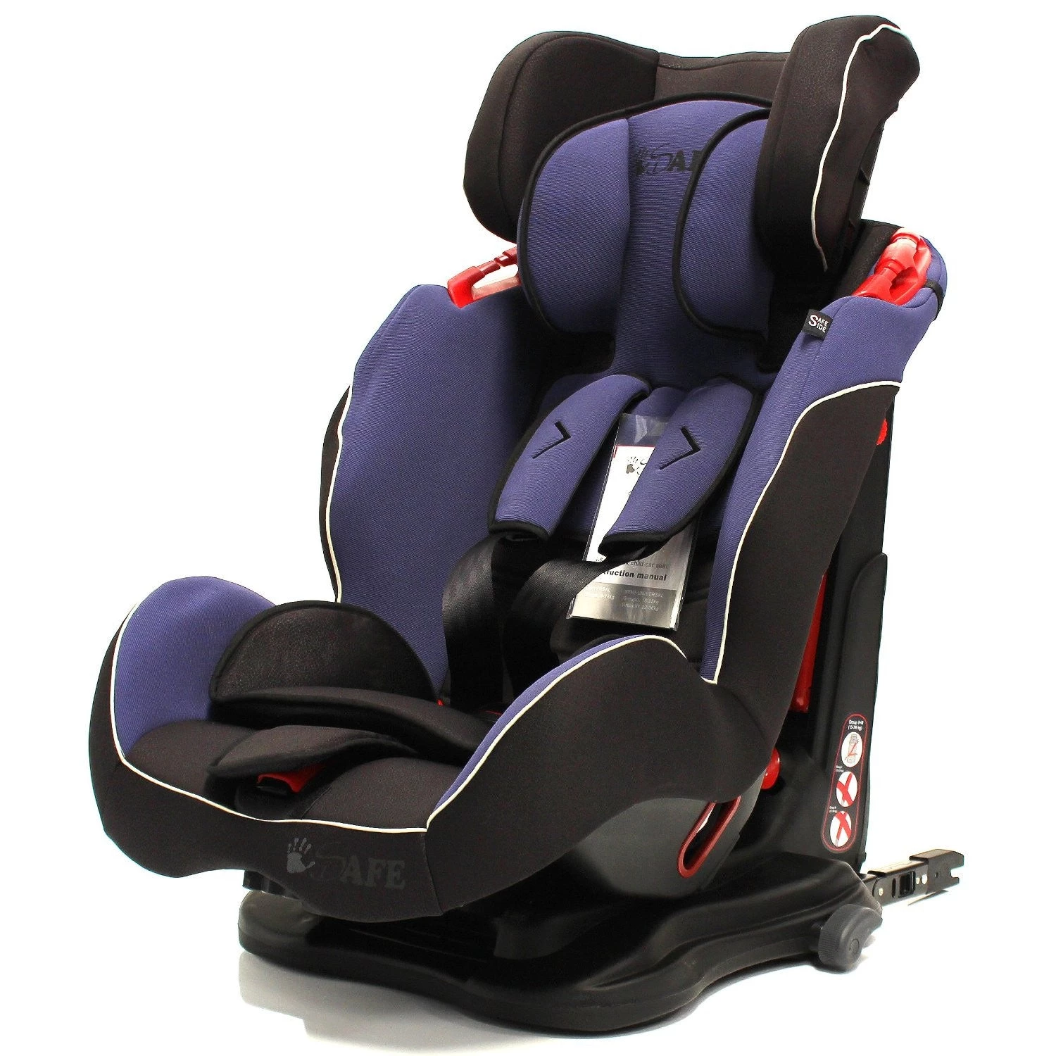 ISafe Isofix Duo Trio Plus Isofix Top Tether Car Seat Carseat Indigo Car Seats Group 1, 2, 3