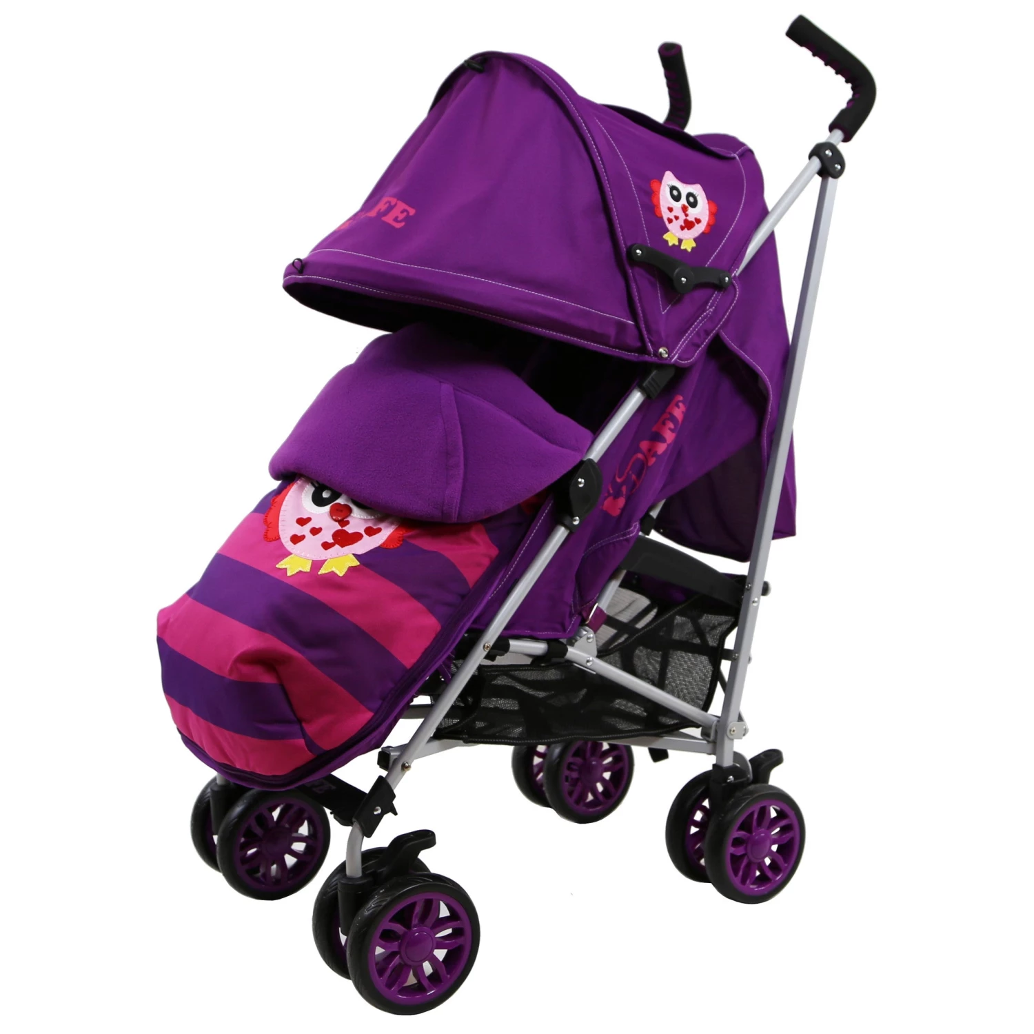ISafe Baby Stroller Owl & Button With Footmuff & Raincover