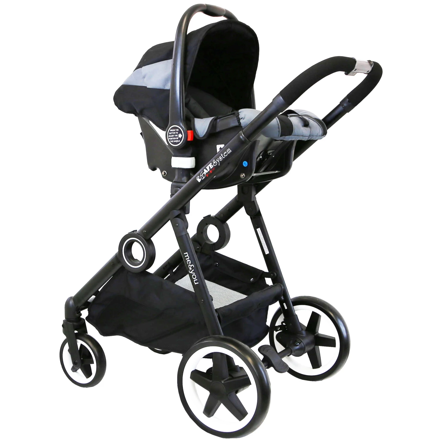 Tandems ISafe Me&You INLINE - SIENNA - With Second Seat, Car Seat & Isofix Base