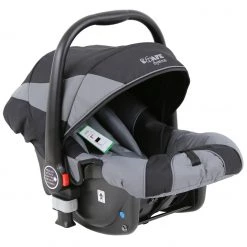 ISafe 3 In 1 Pram Travel System Grey (With ISOFIX Base, Car Seat, Footmuff, Carseat Footmuff, Rain Covers) 3 In 1 Pram Systems