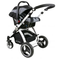 ISafe Complete Trio Travel System Pram & Luxury Stroller Grey (Clearance)