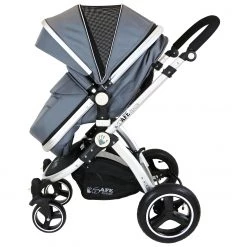 ISafe Complete Trio Travel System Pram & Luxury Stroller Grey (Clearance)