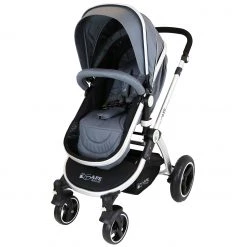 3 In 1 Pram Systems ISafe 3 In 1 Pram System Grey Pram Travel System And Carseat