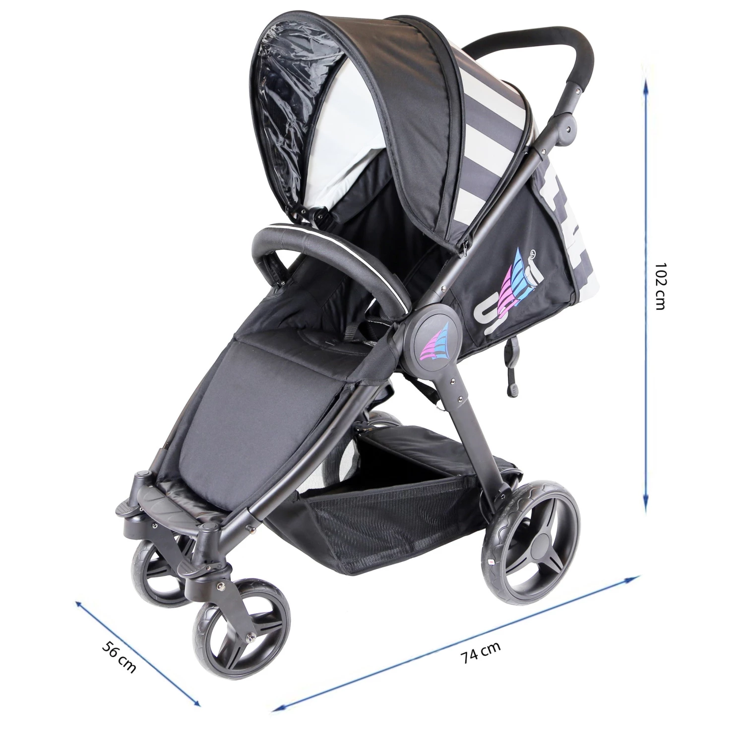 Sail Stroller - Red Includes Bumper Bar Rain Cover Bootcover & Bag