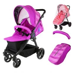 Holiday Strollers SALE!!! Sail Stroller - Plum Includes Bumper Bar Rain Cover Bootcover