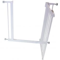 ISafe DeLuxe Safety Stair Gate 90° STOP OPEN & Auto-Close StairGate (20 Cm Extension Included) Stair Gates