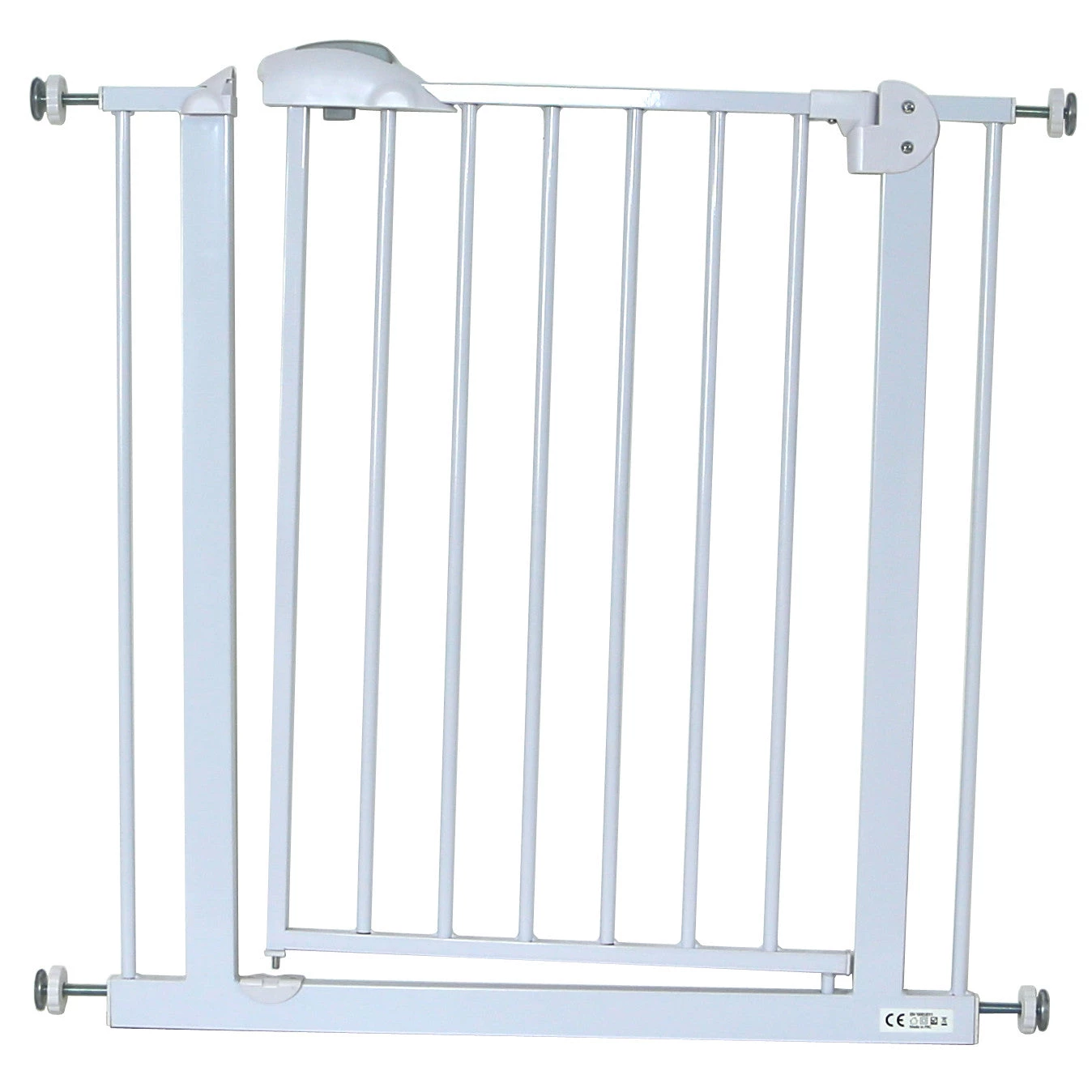ISafe Safety Stair Gate 90° STOP OPEN & Auto-Close StairGate (10 Cm Extension Included)