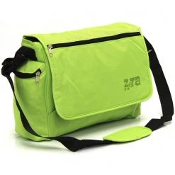 Baby Travel Zeta Changing Bag LIME Plain (Clearance)