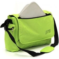 Baby Travel Zeta Changing Bag LIME Plain (Clearance)