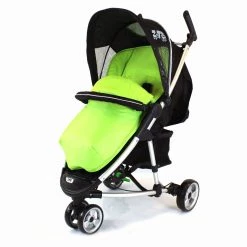 Baby Travel Luxuary Lime Footmuff Fits Red Kite Push Me Urban Jogger Footmuffs