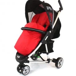 Baby Travel Deluxe 2 In 1 Footmuff For Quinny Zapp - Red