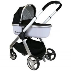 ISAFE Marvel New Born Bundle Package Black Pearl (Clearance) 3 In 1 Pram Systems