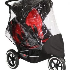 Phil & Teds Rain Cover For Phil And Teds Dash Double Raincover Accessories - Raincovers