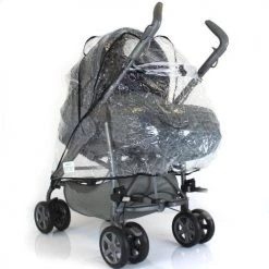 Baby Travel Raincover For Silver Cross 3D Pushchair