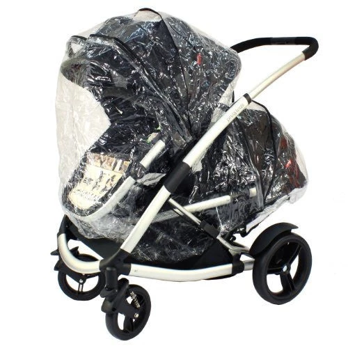 Baby Travel Tandem Raincovers Phil & Teds Storm Rain Cover For Promenade Baby Pushchair Carrycot Tandem Inline