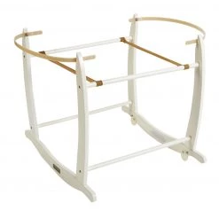 Moses Baskets Clair De Lune Rocking Stand - Grey Or White