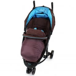 ISafe Deluxe 2 In 1 Footmuff - Zeta Lite Brown Footmuffs