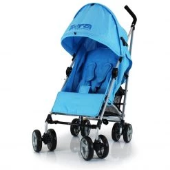 Holiday Strollers ZeTA Vooom Stroller Ocean With Luxury Padded Liner