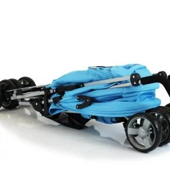 Holiday Strollers ZeTA Vooom Stroller Ocean With Luxury Padded Liner